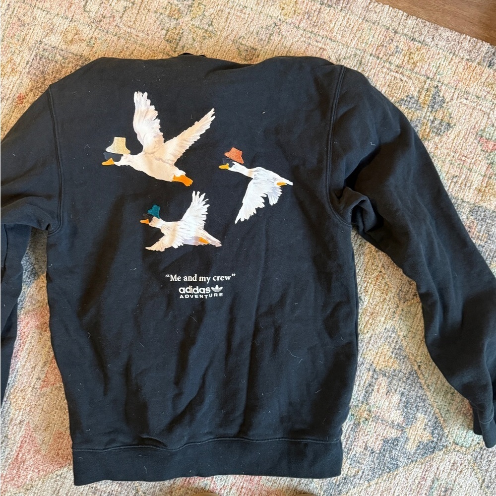adidas Adventure Black Men's Hoodie - Picture 4 of 4
